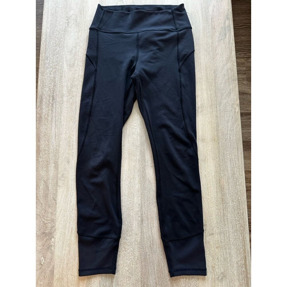 Lululemon In Movement 7/8 Tight *Everlux 25" Black Size 6 - Picture 3 of 9